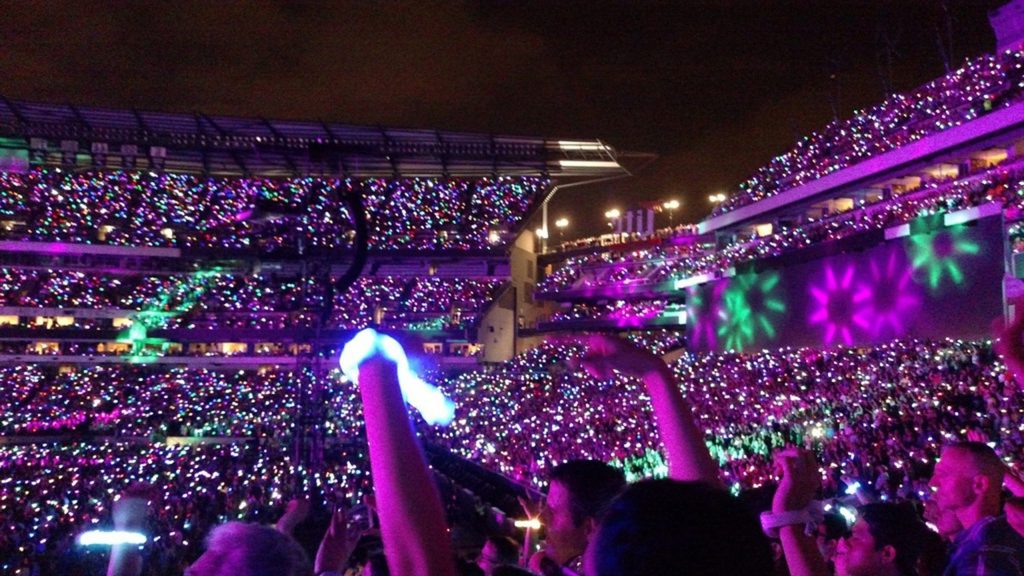 live events - Xylobands LED wristbands at COLDPLAY